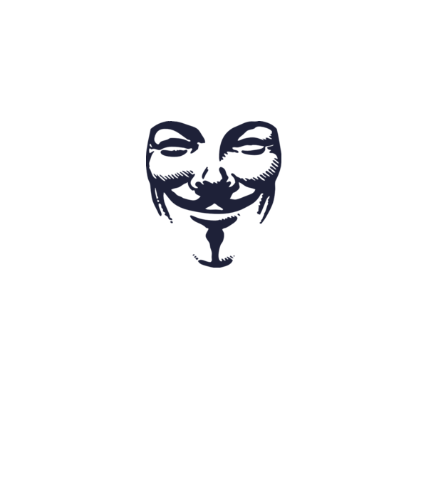 vendetta mask model gri pe tricou