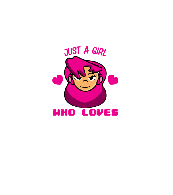 Girl Gamer model negru pe tricou