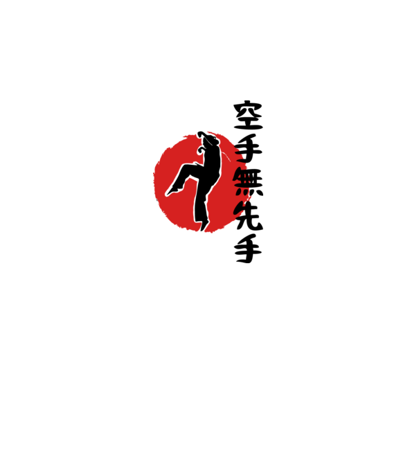 Larusso training japan model alb pe tricou