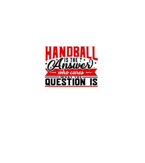 Sport is the answer HANDBALIST model alb pe tricou