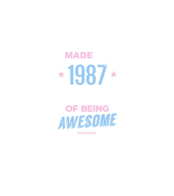 Made in - 1987 model verde pe tricou