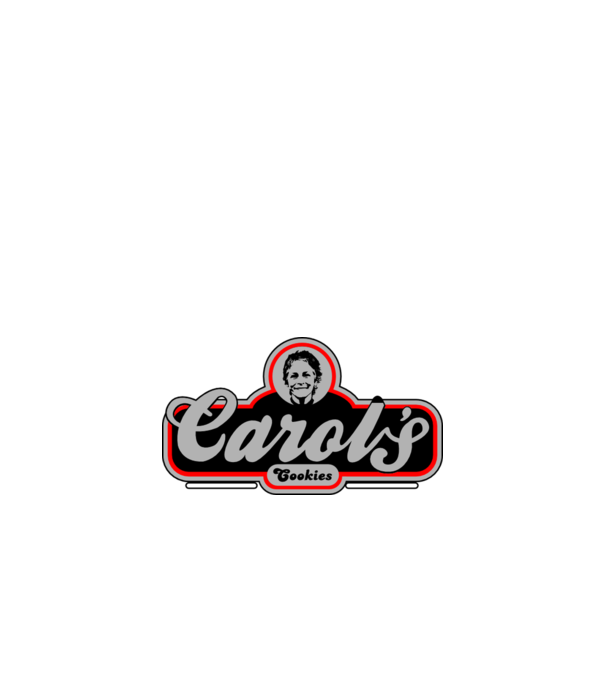 Carols cookies model negru pe tricou