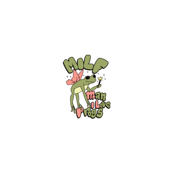 MILF man i love frogs model roz deschis pe tricou