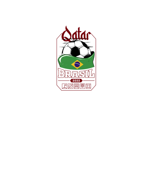 Qatar teams Brasil model negru pe tricou