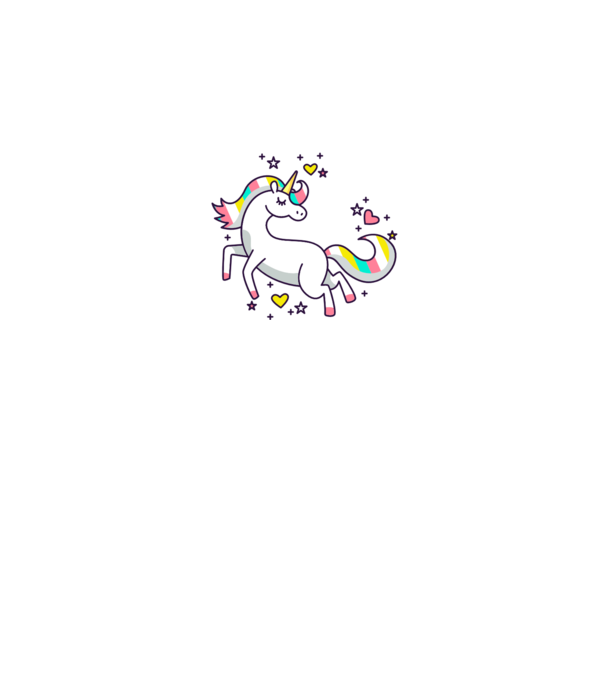 Unicorn Spark model gri pe tricou