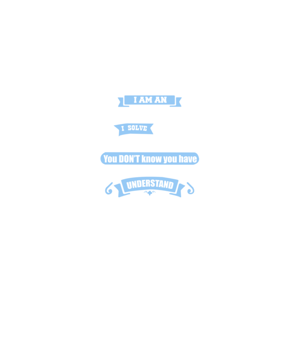 I am an accountant I solve problems model negru pe tricou