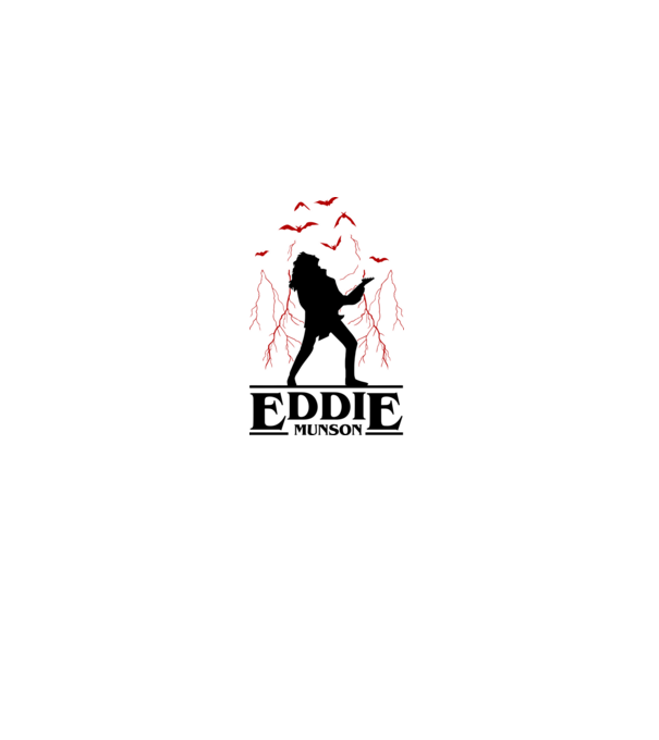 eddie munson stranger things model gri pe tricou