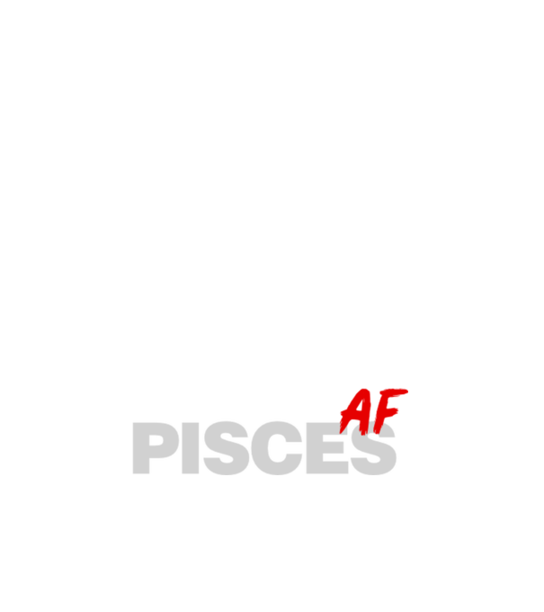 PISCES as fuck model albastru închis pe tricou