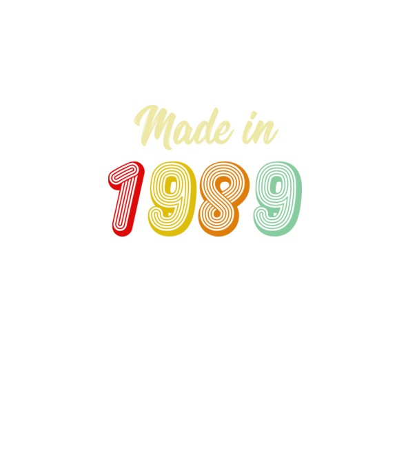 made in 1989 retro model turcoaz pe tricou