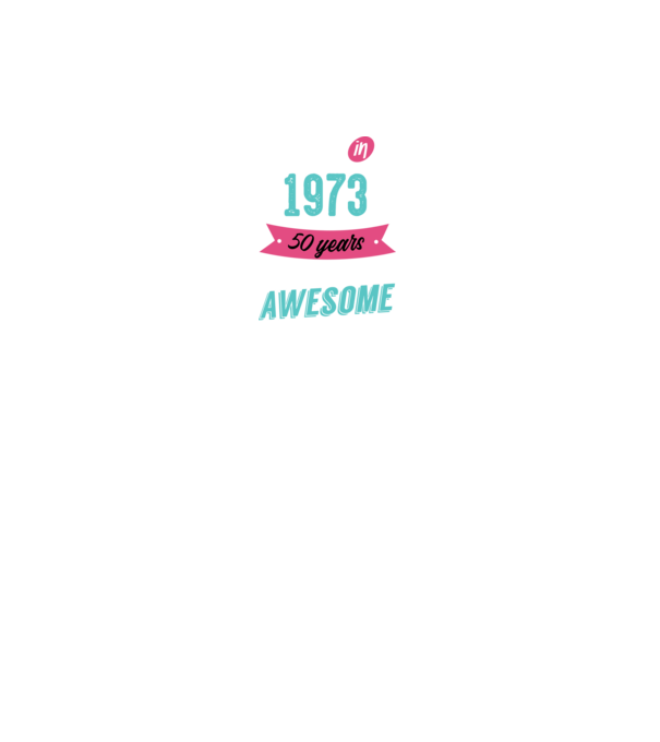 MADE IN 1973 model negru pe tricou