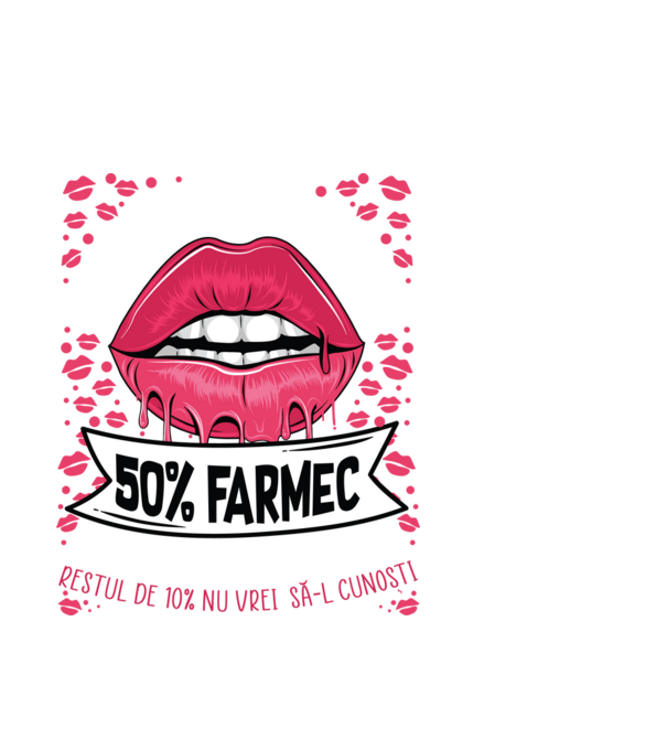 Sunt născută în mai - 50% farmec - 40% nebunii și umor - Restul de 10% nu vrei să-l cunoști model alb pe tricou