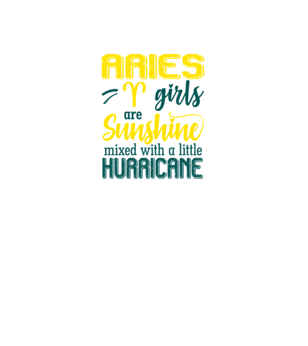 Sunshine with Hurricane ARIES model negru pe tricou