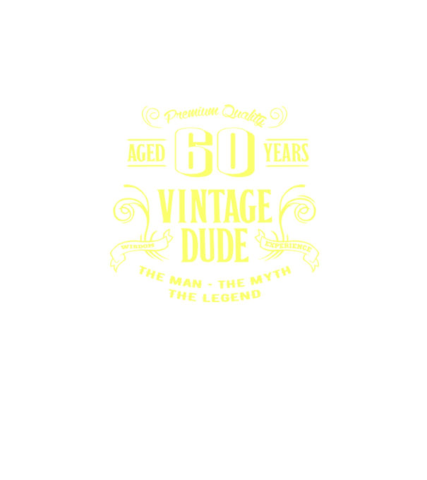 Vintage Dude - 60 model bordo pe tricou