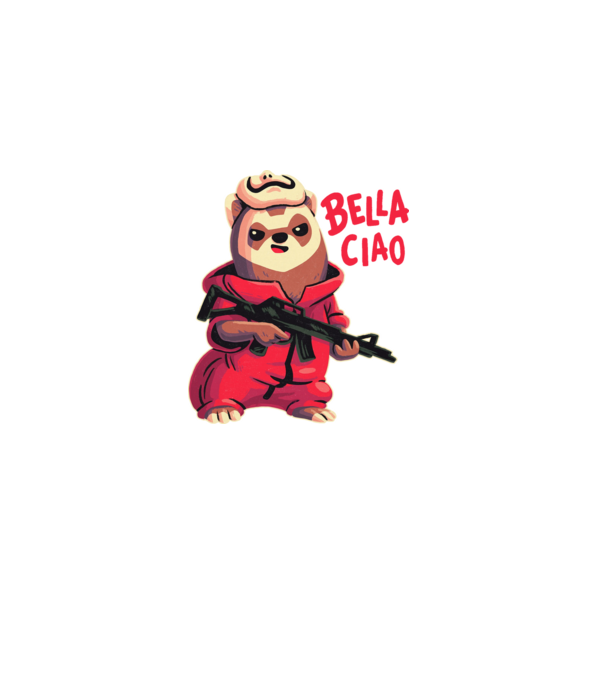 bella ciao rebel model negru pe tricou