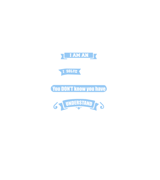 I am an accountant I solve problems model negru pe tricou