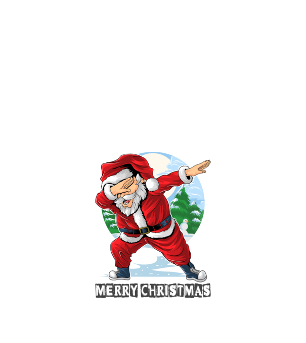 Santa merry christmas model alb pe tricou