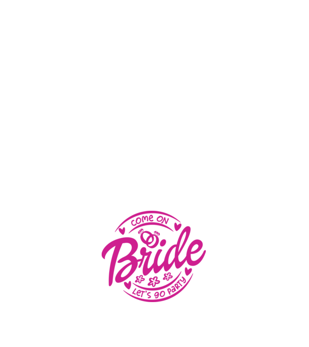 Bride Barbie lets go party model roz deschis pe tricou
