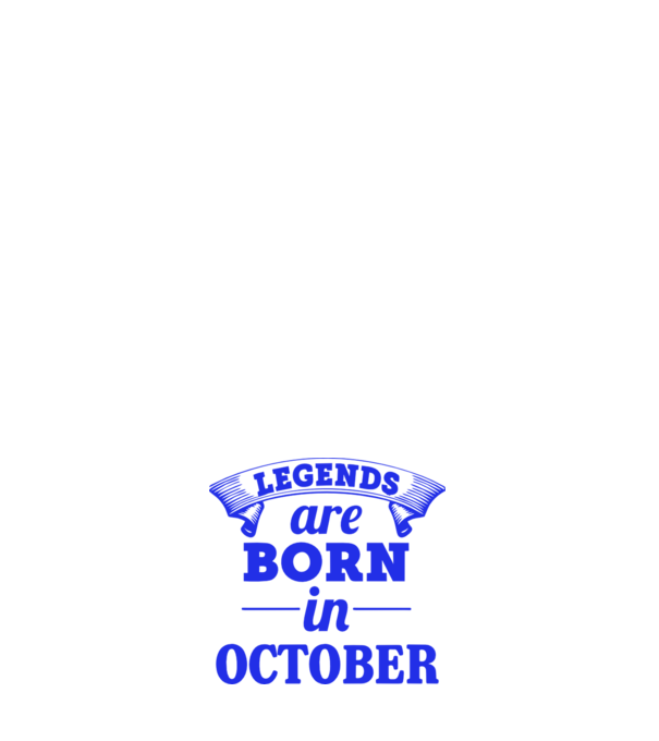 Legends are born in October model roz deschis pe tricou
