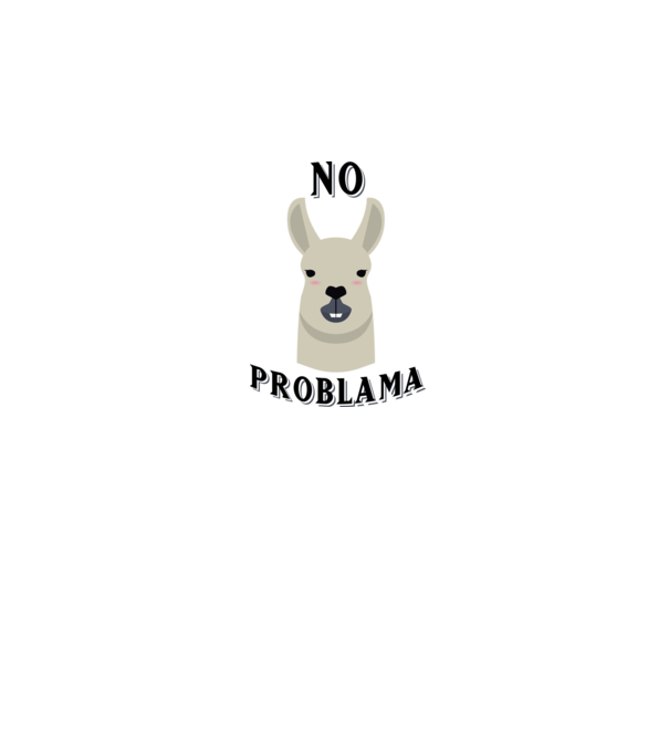 No problama model roz pe tricou