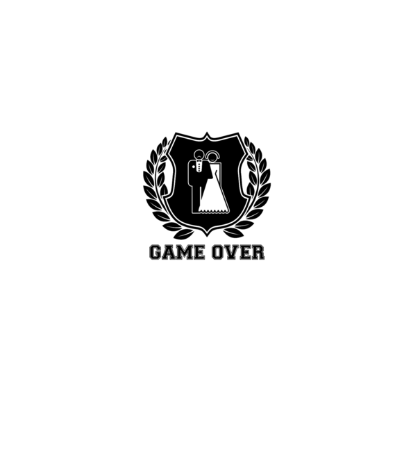 Bachelor GAME OVER model gri pe tricou