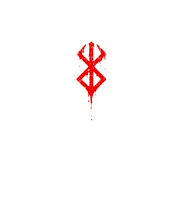 Berserk logo model negru pe tricou