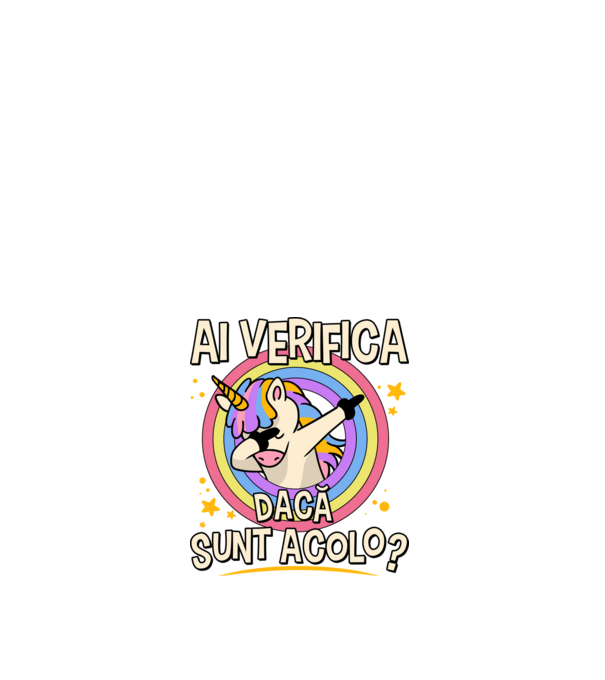 Ai verifica dacă sunt acolo? model alb pe tricou