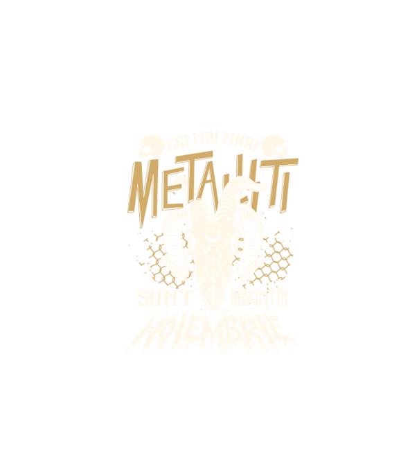 Cei mai mari metaliști sunt născuți în noiembrie. model negru pe tricou