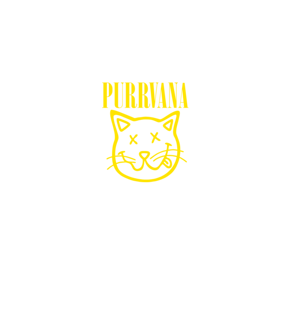 PURRVANA model negru pe tricou