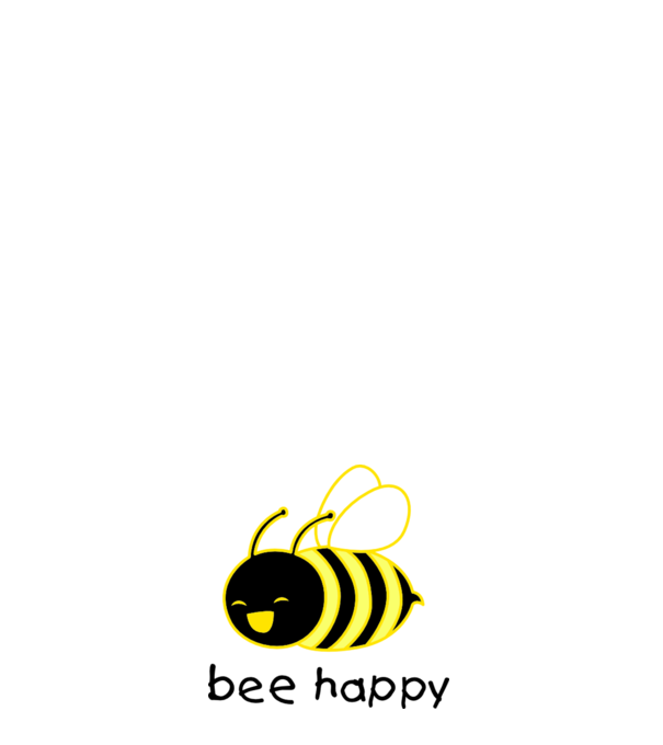 bee happy model albastru deschis pe tricou
