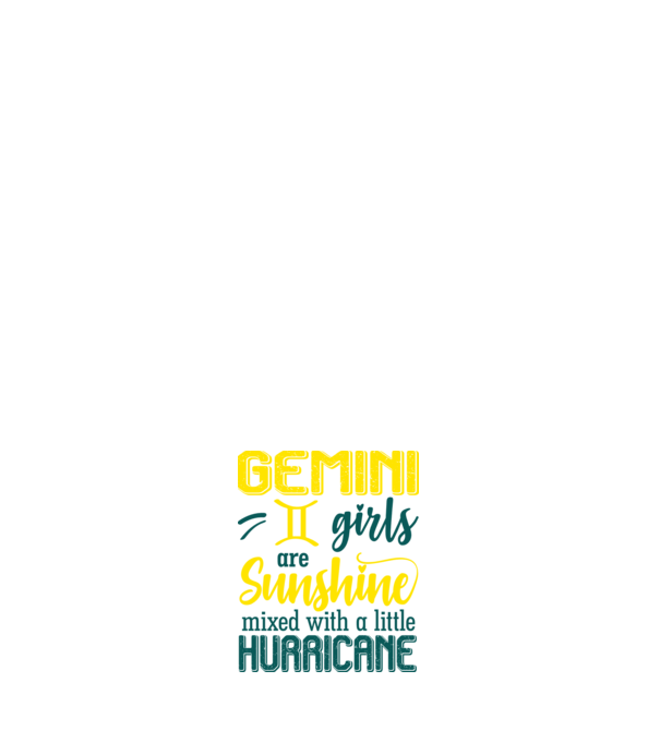 Sunshine with Hurricane GEMINI model negru pe tricou