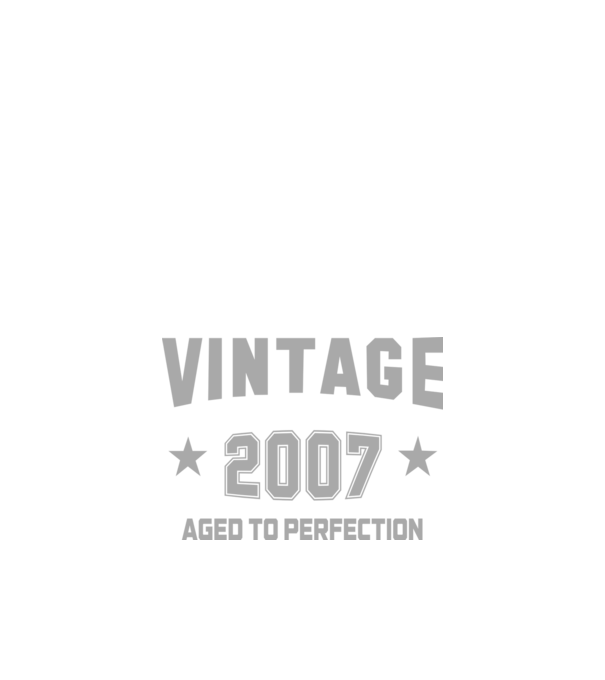 Vintage - 2007 model roșu pe tricou