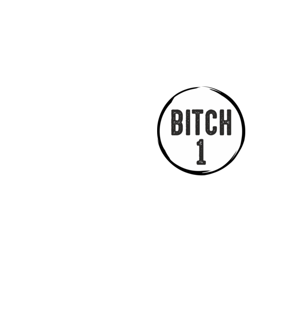 BITCH 1 model galben neon pe tricou