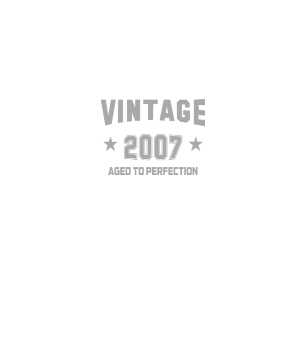 Vintage - 2007 model albastru închis pe tricou