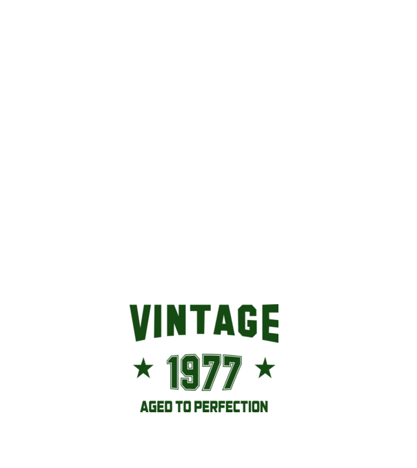 Vintage - 1977 model negru pe tricou
