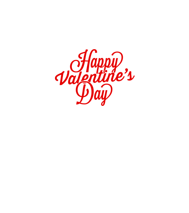 Happy Valentines day model negru pe tricou