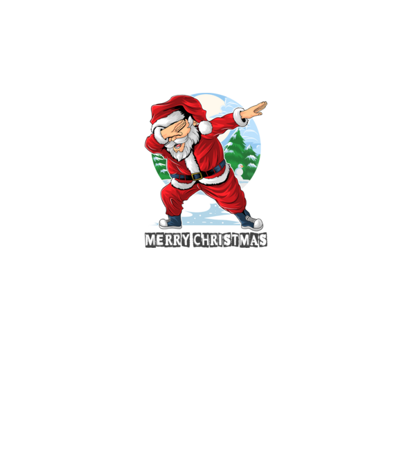 Santa merry christmas model alb pe tricou