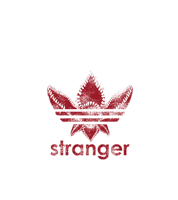 stranger things logo model negru pe tricou