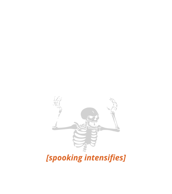 Spooking intensifies model negru pe tricou
