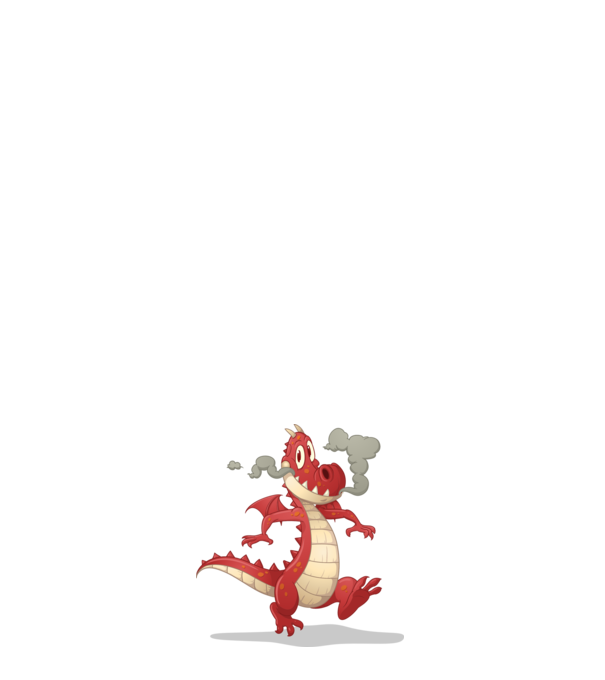 Dragon model albastru deschis pe tricou