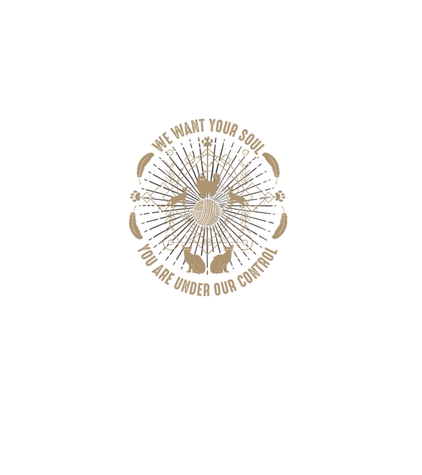 We want your soul model negru pe tricou