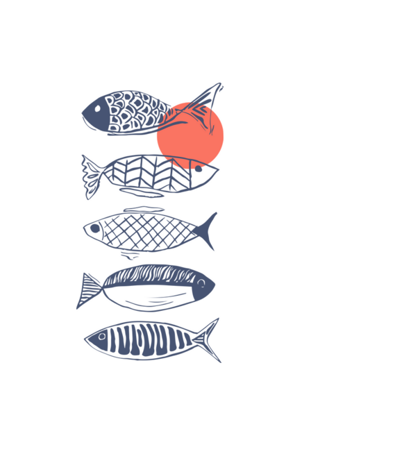 Fish model negru pe tricou