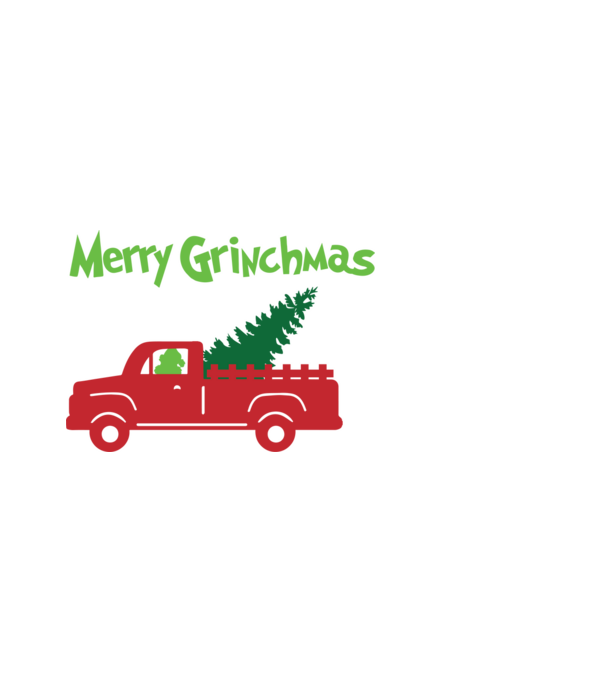 Grinchmas truck model negru pe tricou