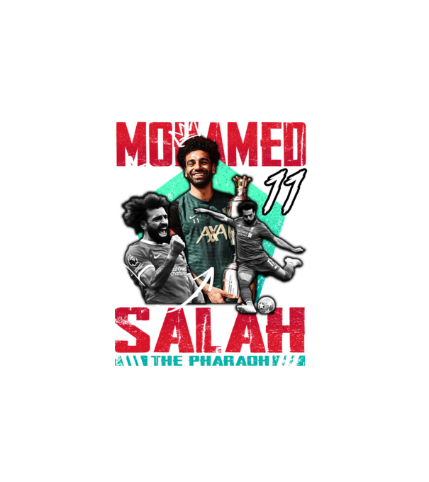 Salah tribute model alb pe tricou