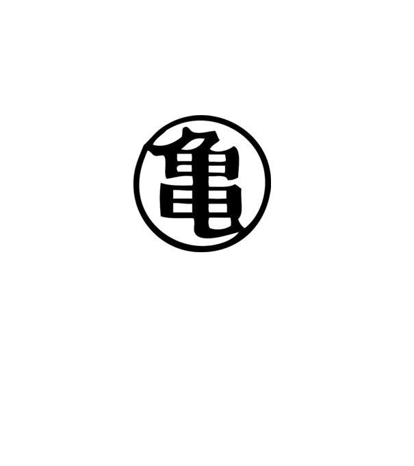 Dragon Ball Z logo model negru pe tricou