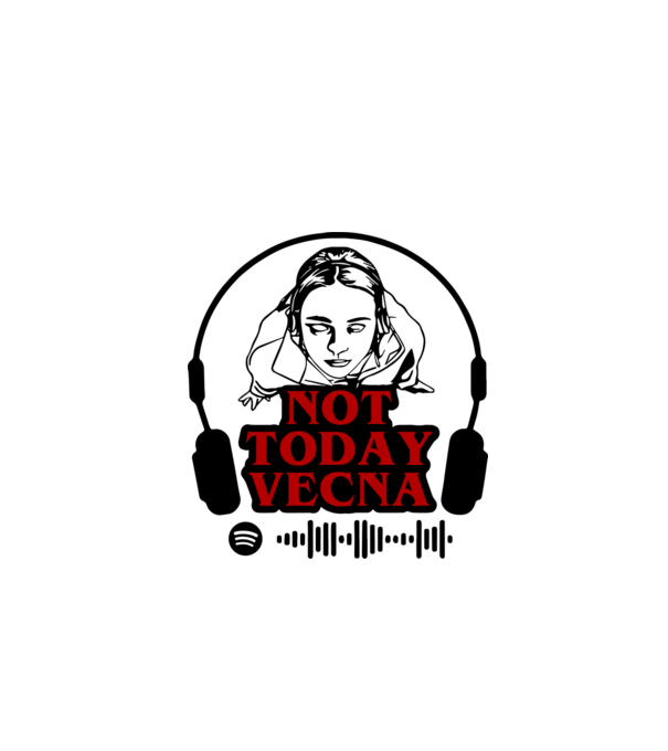 not today vecna model gri pe tricou