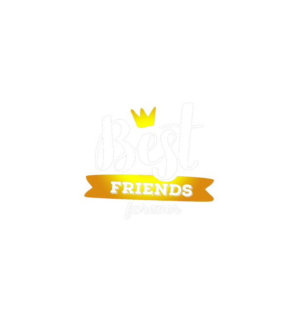 Best friends forever model albastru închis pe tricou