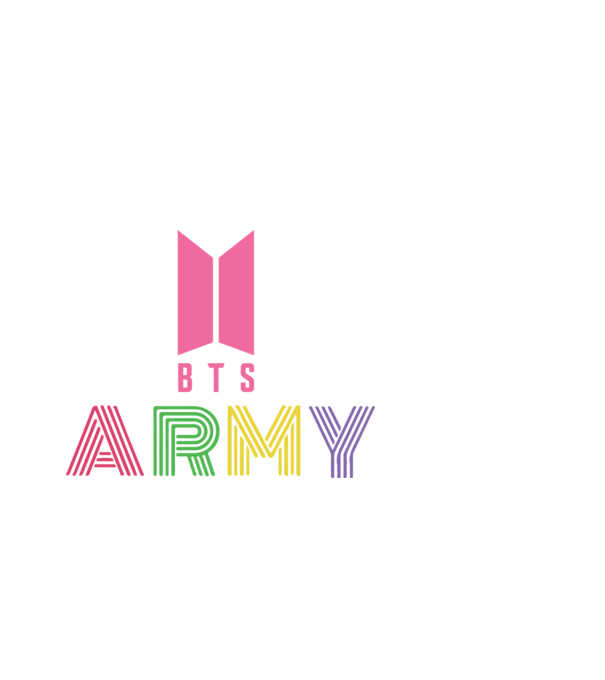 BTS ARMY model negru pe tricou