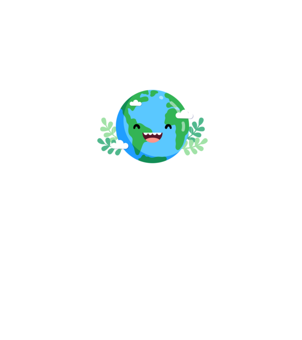 Earth smiley model alb pe tricou