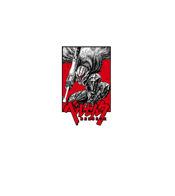 Berserk Guts model negru pe tricou