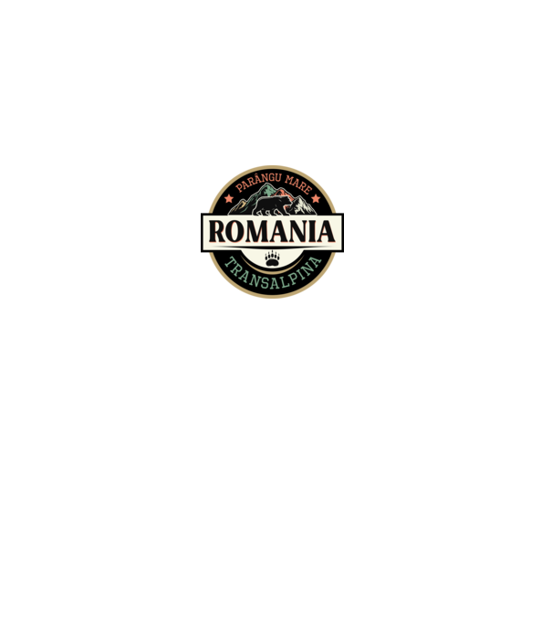 România transalpina model negru pe tricou